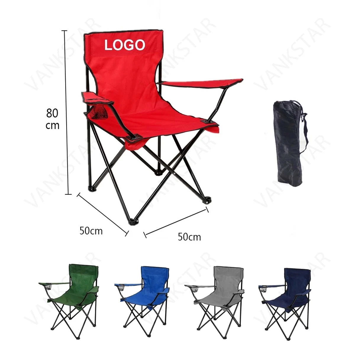 Outdoor Folding Chair With Arm Rest 1