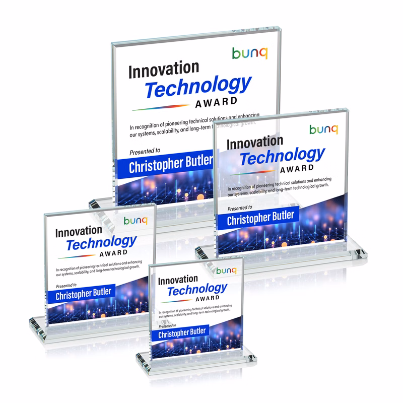 Sahara VividPrint™ Award - Clear