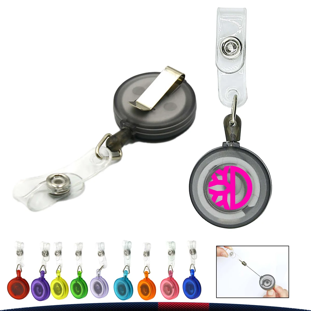 Transparent Badge Holder Reel 1