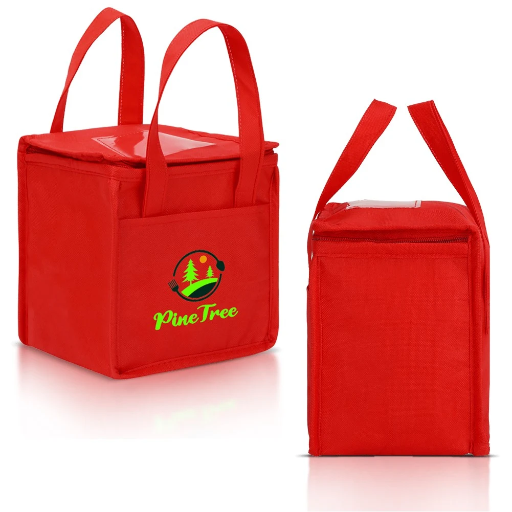 Compact Insulated Non Woven Cooler Tote Bag With Custom Logo 1