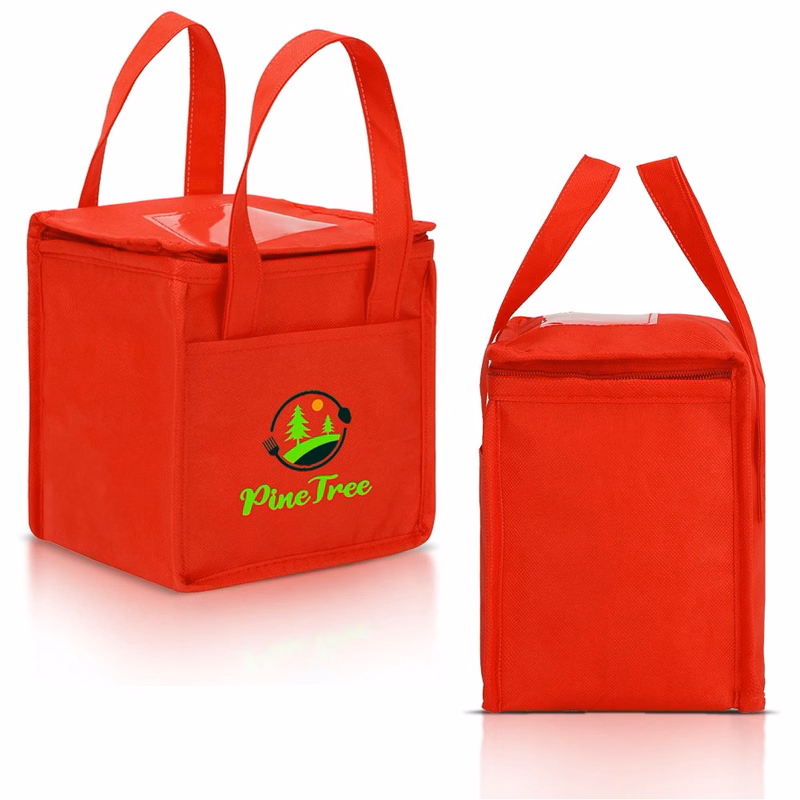 Compact Insulated Non Woven Cooler Tote Bag With Custom Logo