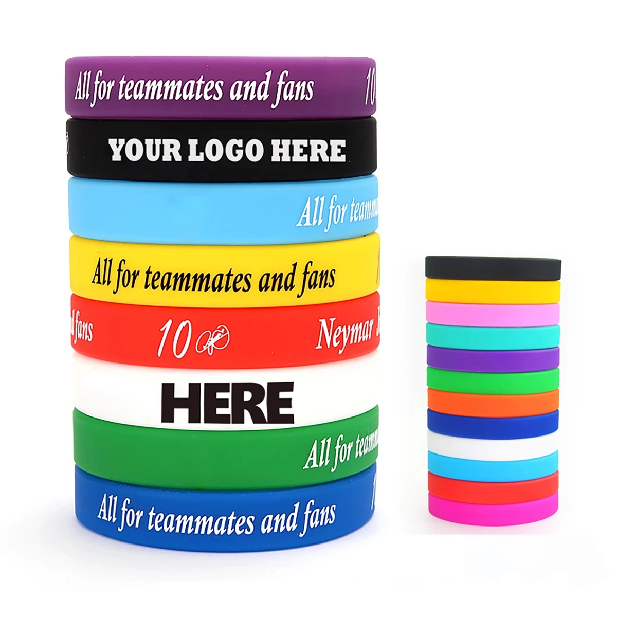 Silk Screen Silicone Bracelet 1
