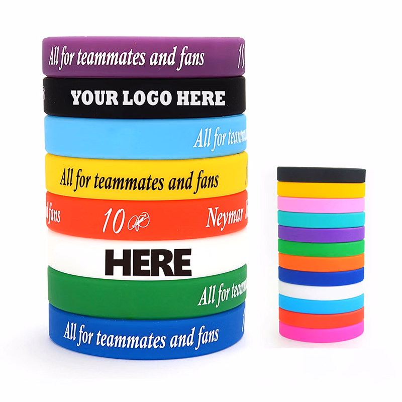 Silk Screen Silicone Bracelet