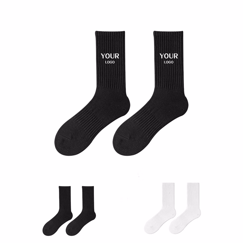 Solid Color Casual Breathable Shaping Cotton Socks