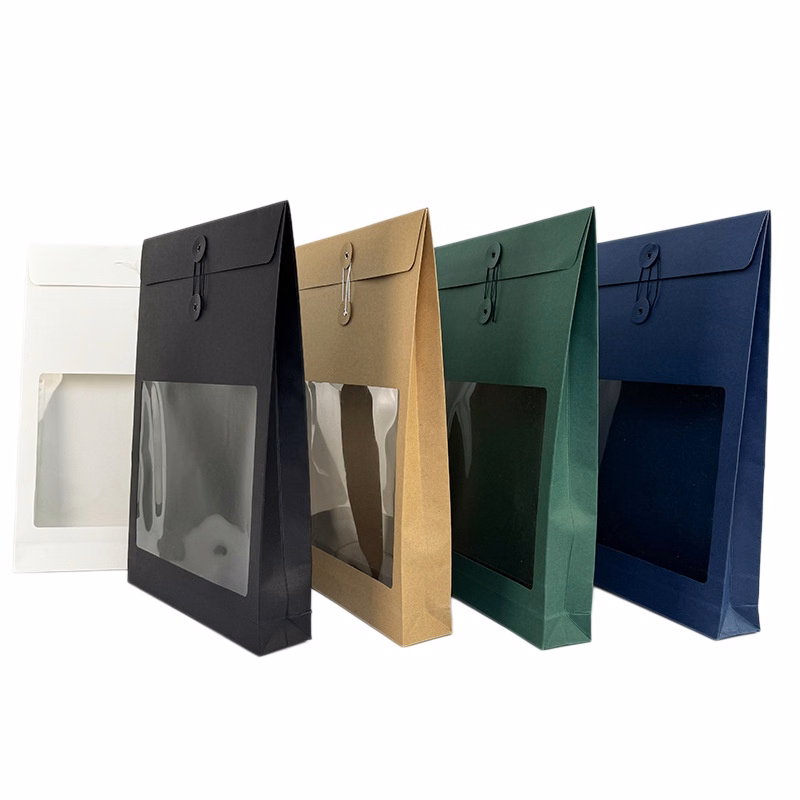 Self Seal Kraft Paper Mailing Bag W/ Clear Window