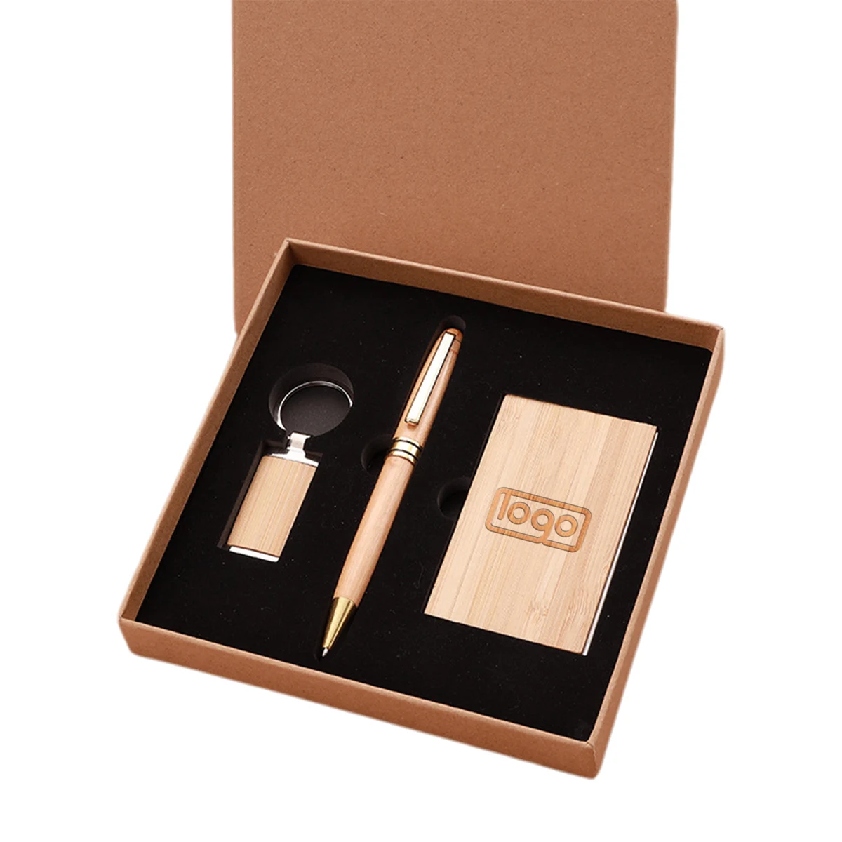 3 in 1 Business Bamboo Gift Set 1