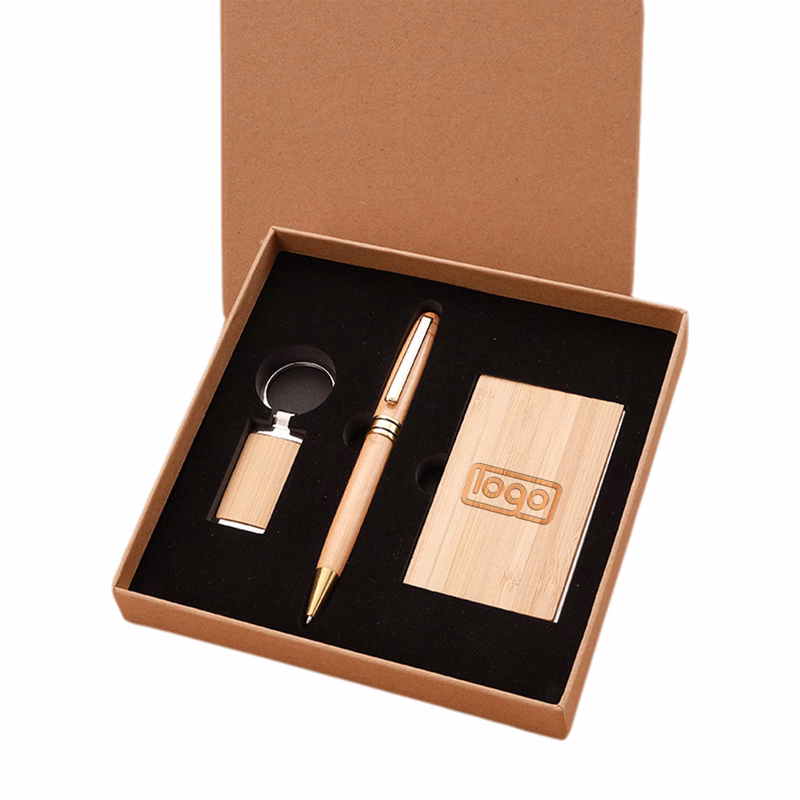 3 in 1 Business Bamboo Gift Set