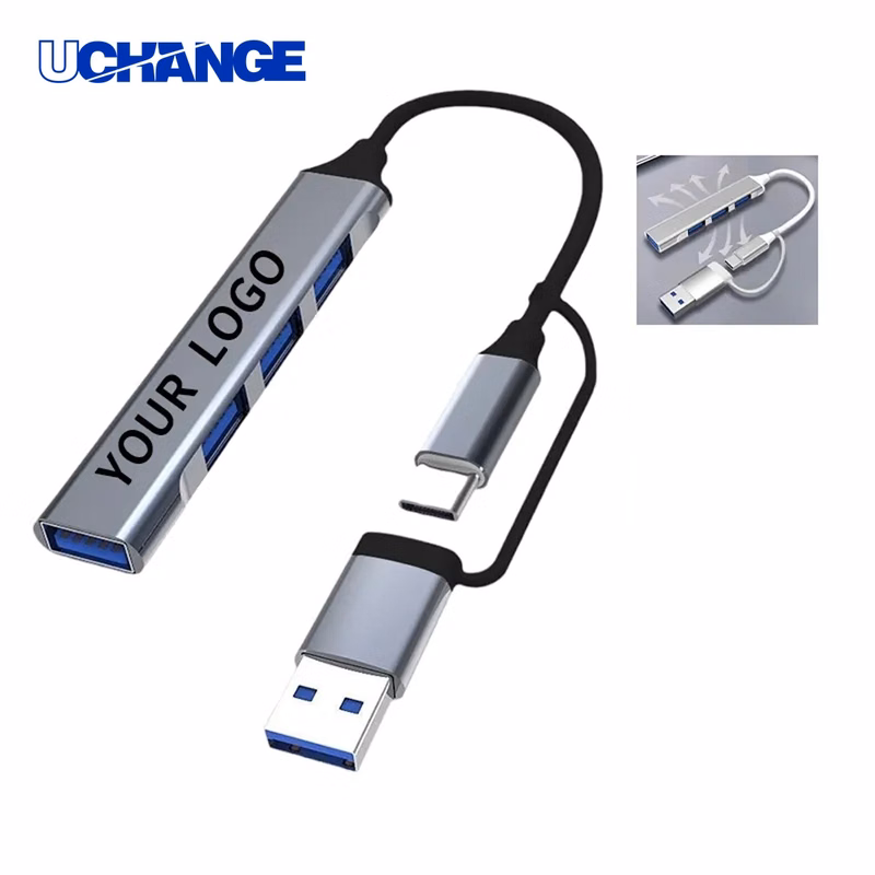 Multi Port USB Connector Adapter for Laptop and Desktop Use
