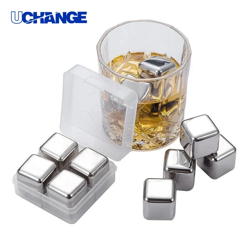 Stainless Steel Chilling Stones Reusable Drink Cooling Cubes 1