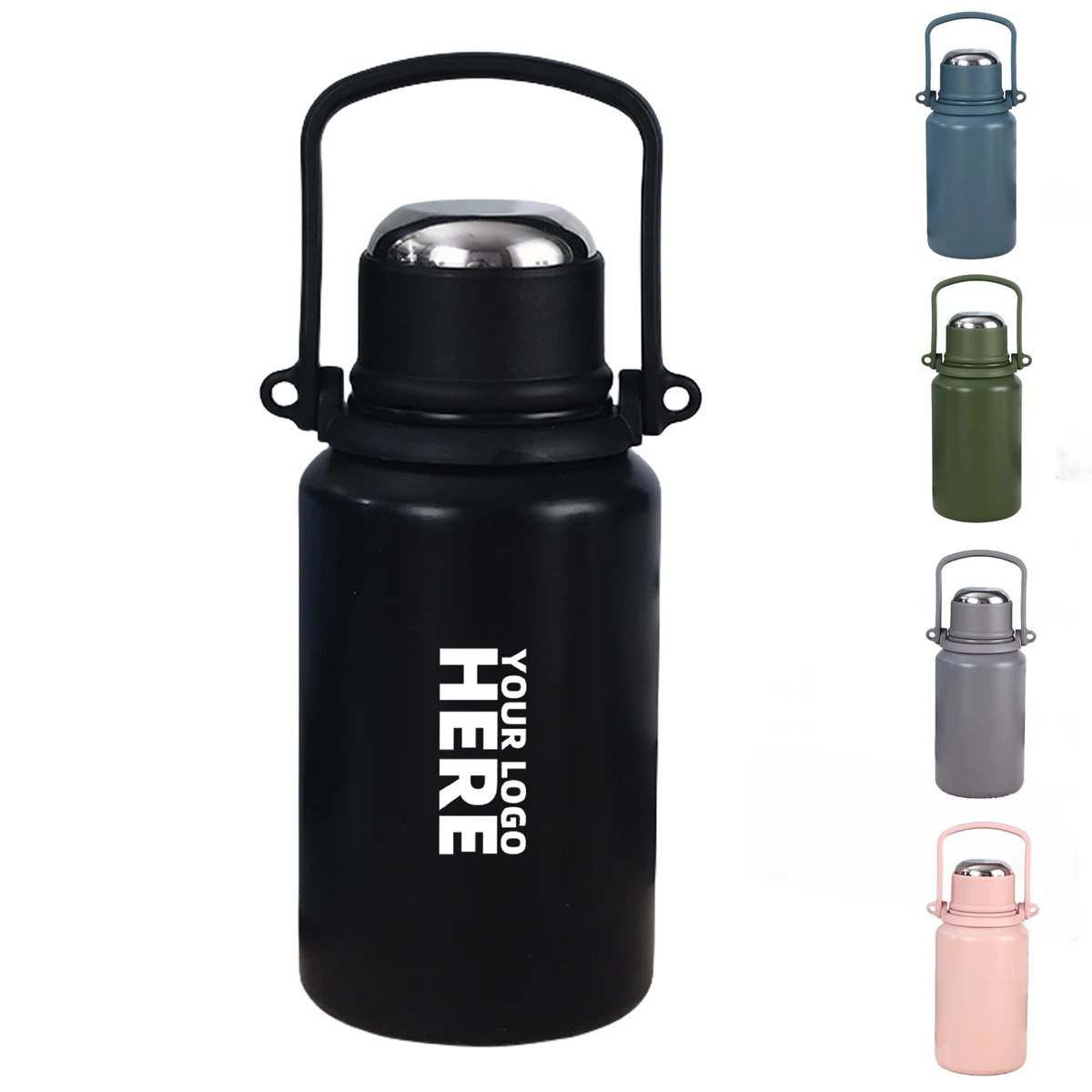 35 Oz Insulated Water Bottle, custom water bottle with logo imprint 1