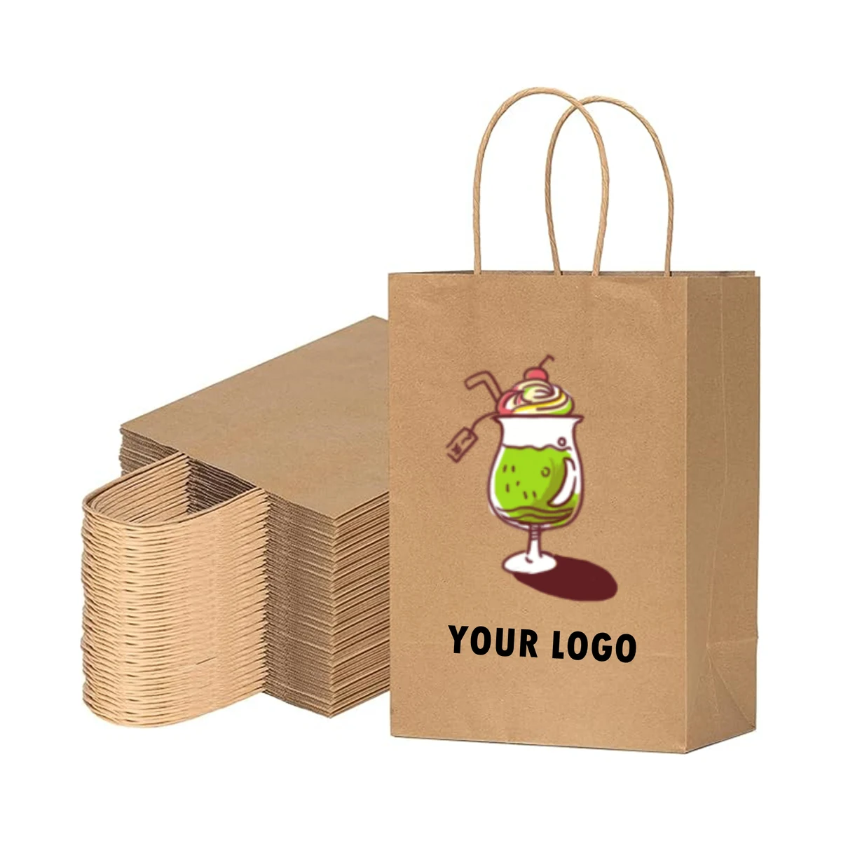 Small Brown Paper Bags With Handles 1