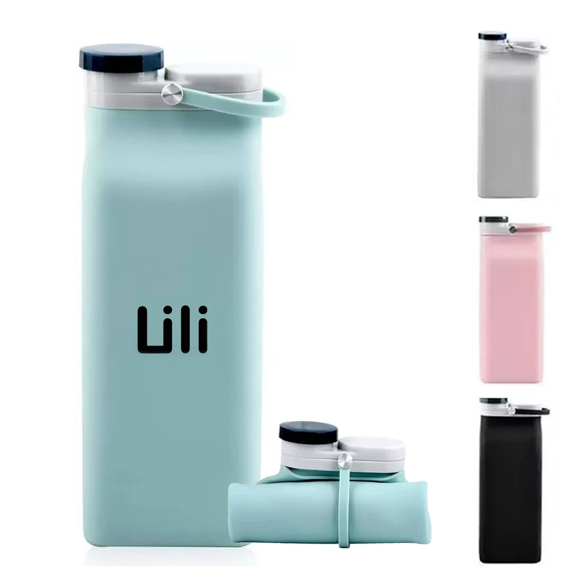 Collapsible Silicone Drink Water Bottle Folding Kettle Cup 1