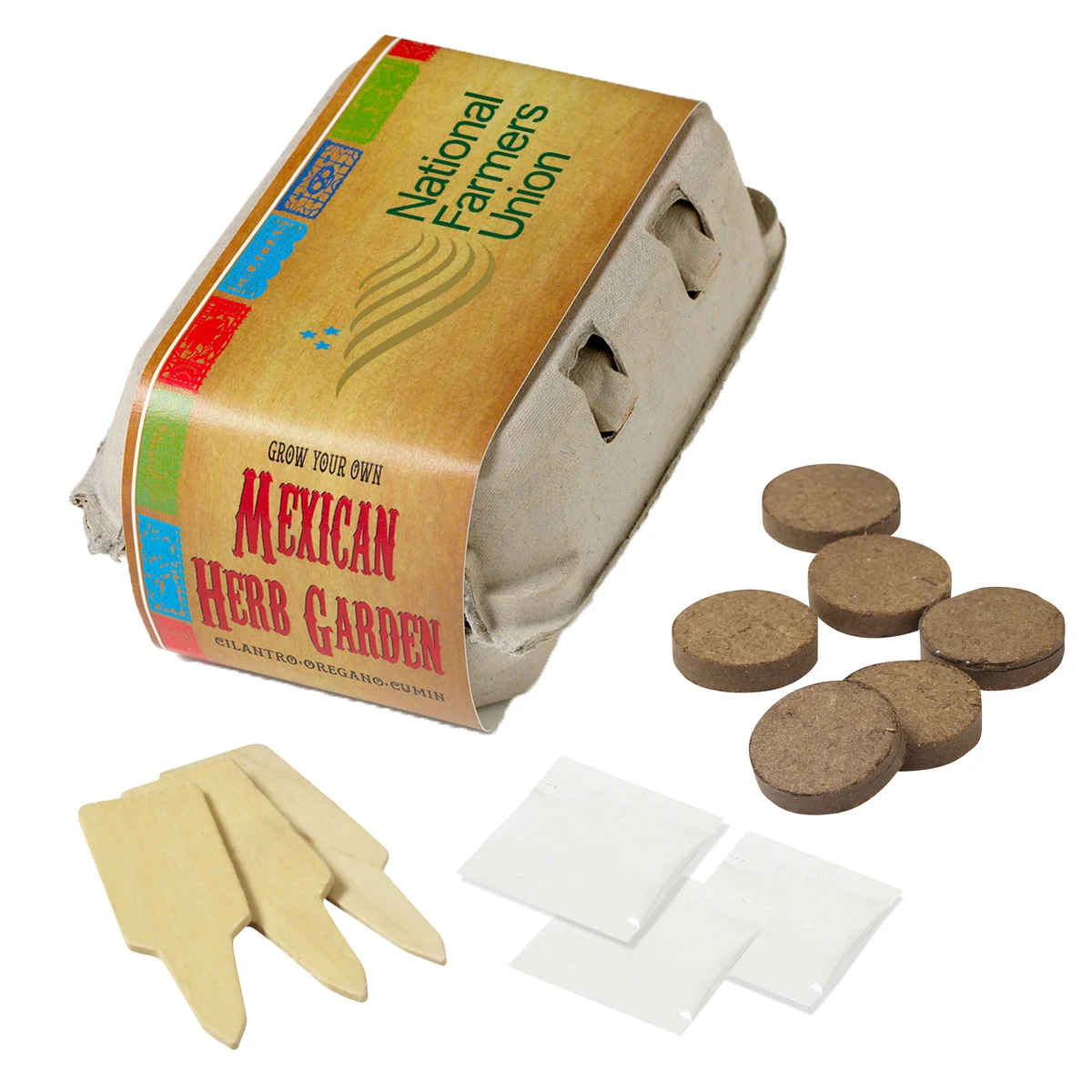 Grow Your Own Mexican Garden Kit w/Seeds 1