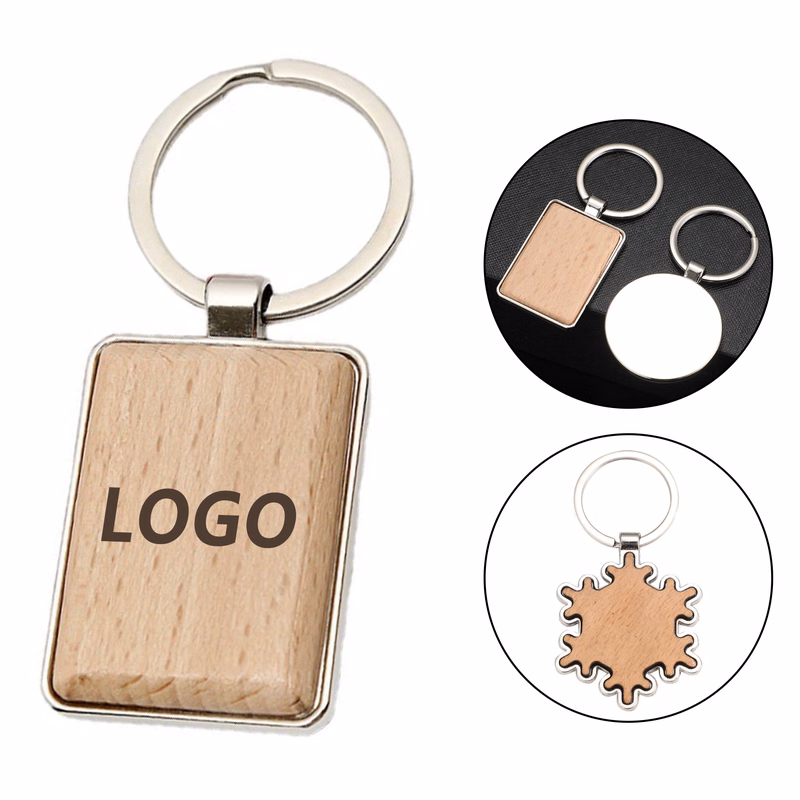 Wooden Keychain Pendant