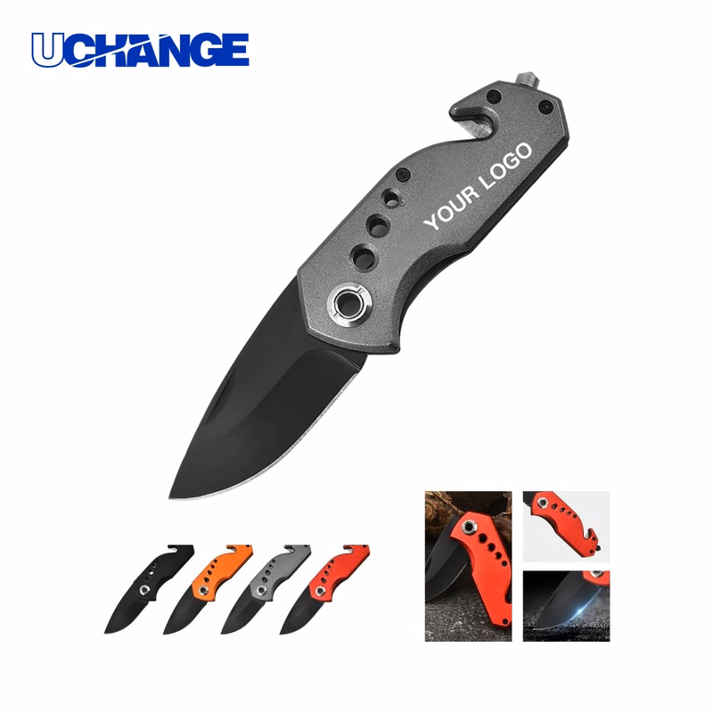 Aluminum Folding Knife Tool with Rugged Handle