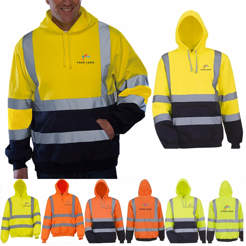 MOQ 50 Large-Size Sanitation Workwear Hoodies