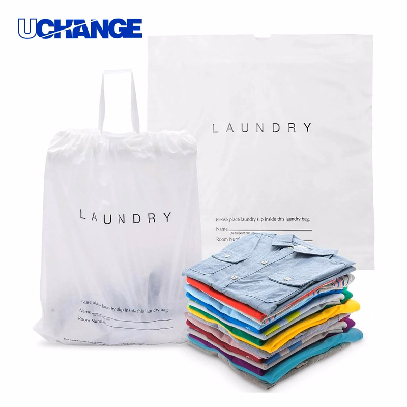 PE Drawstring Laundry Bag Organizer 19.5" x 18"