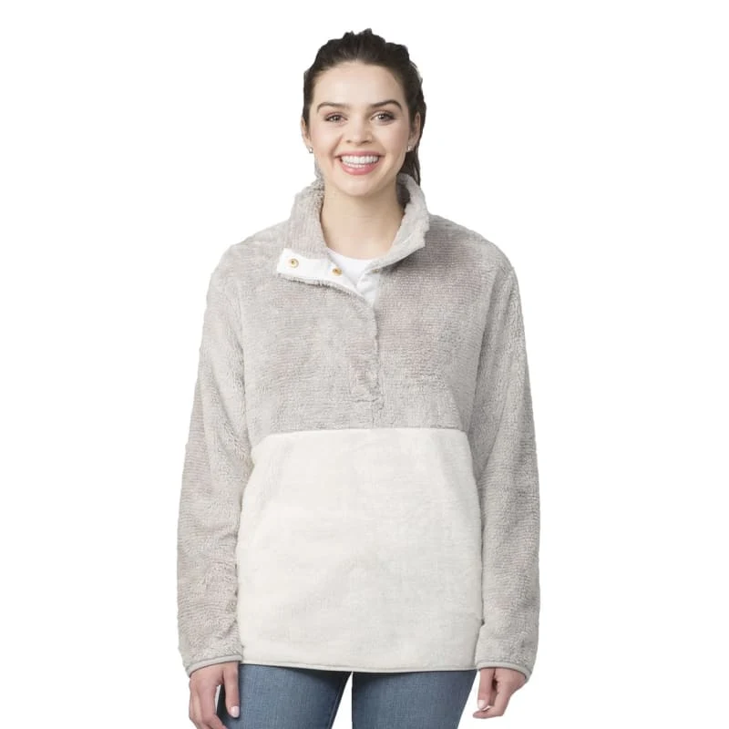 Boxercraft Unisex Fuzzy Half-Snap Fleece Pullover - FZ01 1
