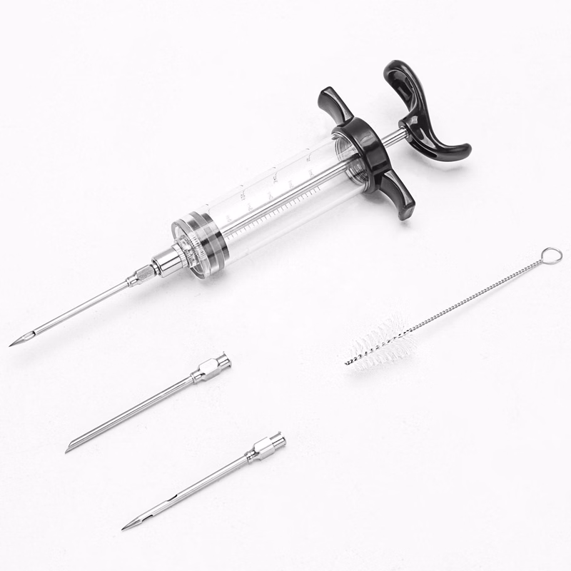 BBQ Marinade Injector Syringe with Screw-on Needle