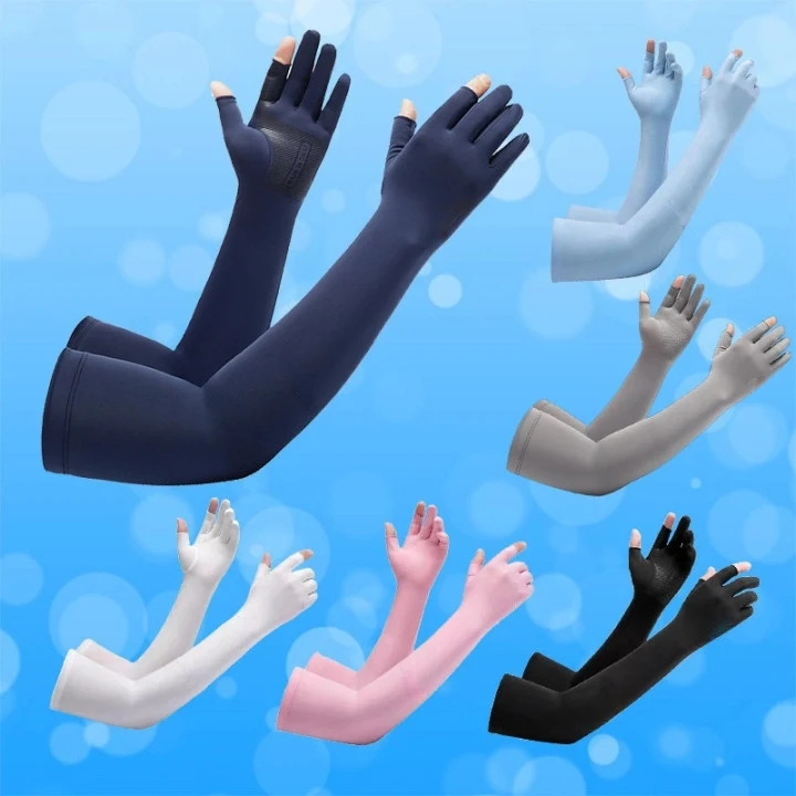 UV Sun Protection Cooling Arm Sleeves 1