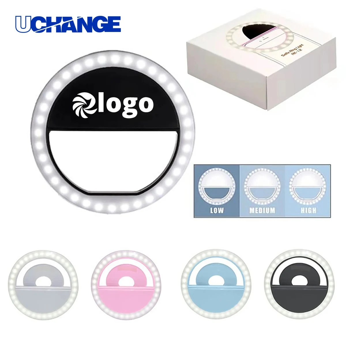 Rechargeable Ring Phone Selfie Light 1