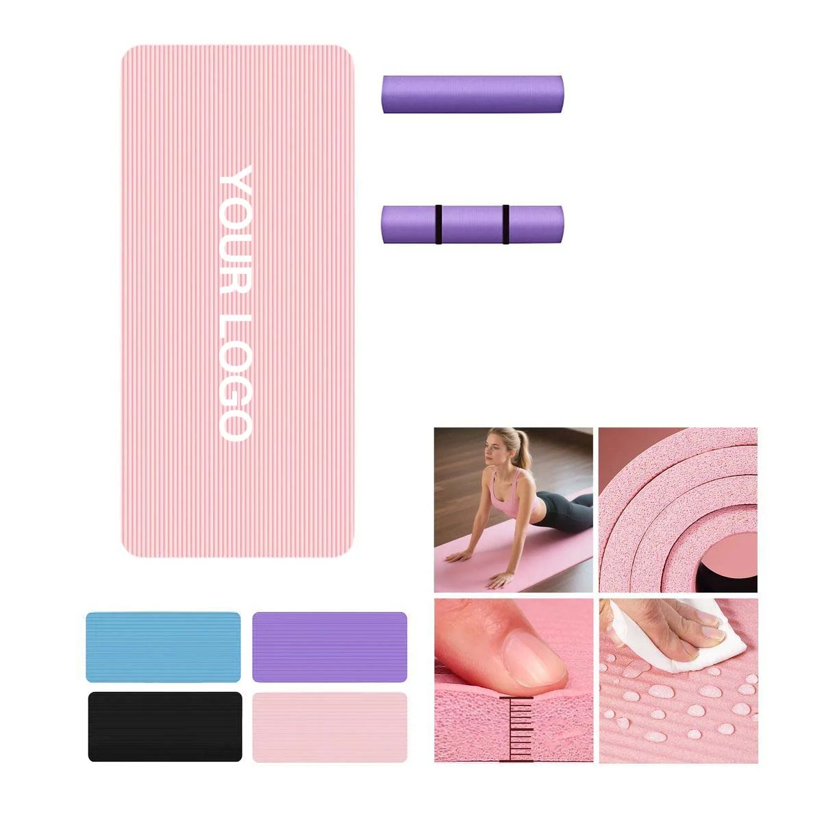 Durable NBR Fitness Mat with Moisture Resistant Design 1