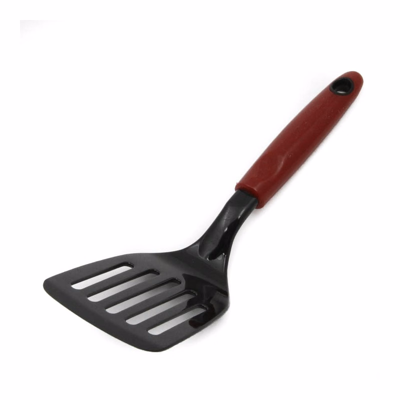 Slotted Spatulas - Red Nylon 11"