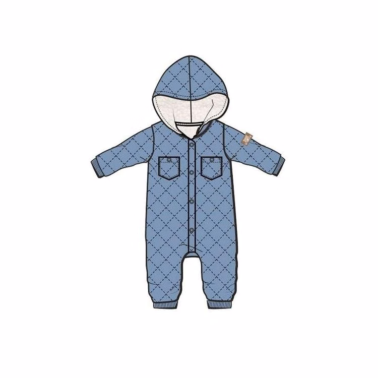 Newborn Quilted Jackets Teal 0-9M