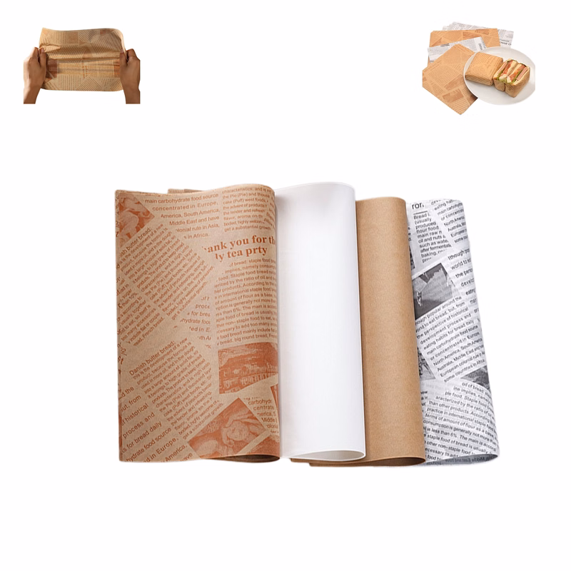 Hamburg Paper Disposable Food Packaging MOQ1000