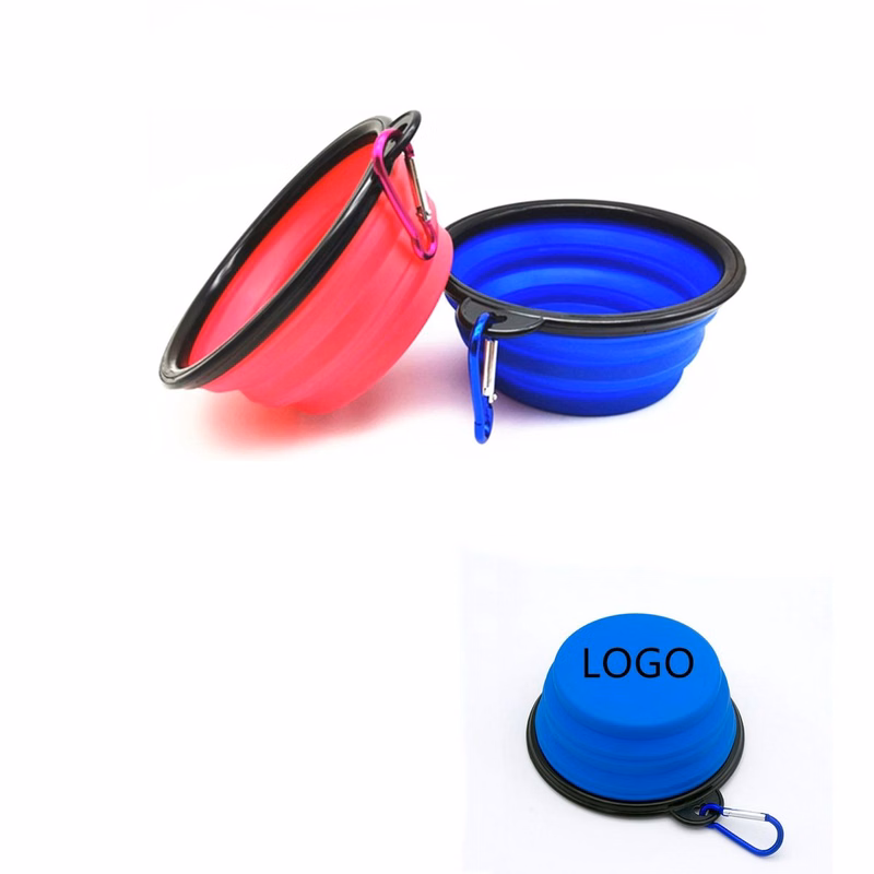 Collapsible Dog Bowl With Carabiner Clip