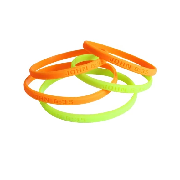 Mini Debossed Silicone Wristband 1