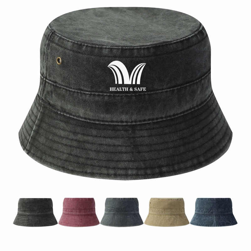 Aging Treatment 100% Cotton  Bucket Hat