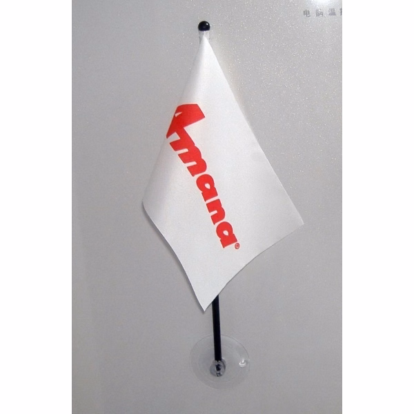 Hand held Flag with suction cup