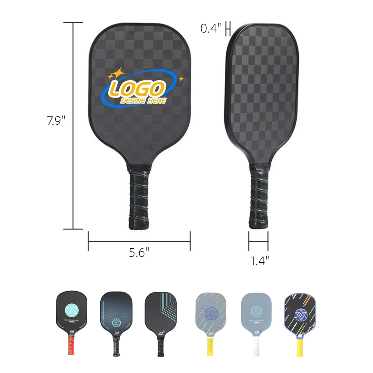 Carbonfiber Pickleball Paddle Outdoor Sports 1