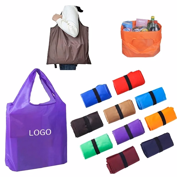Foldable Reusable Polyester Shopping Tote
