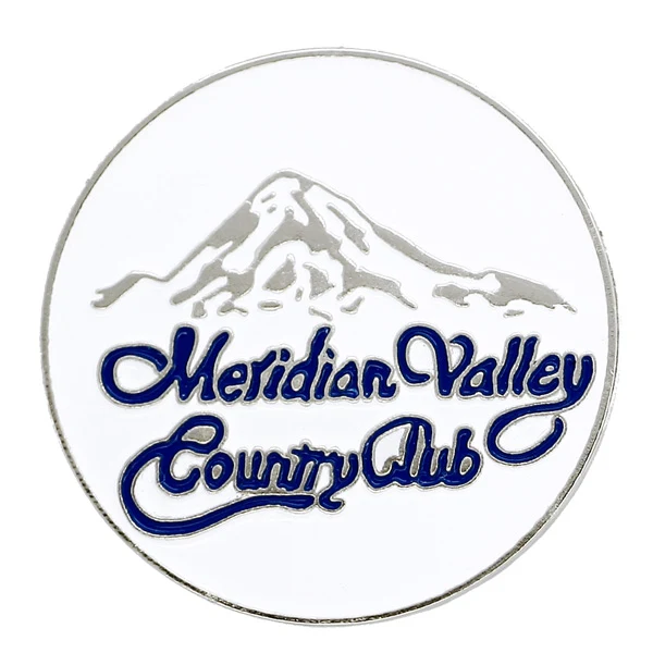 Custom Iron Ball Marker With Enamel Colors 1