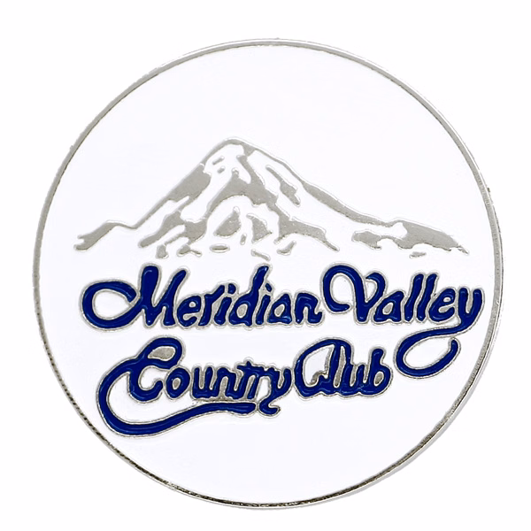 Custom Iron Ball Marker With Enamel Colors