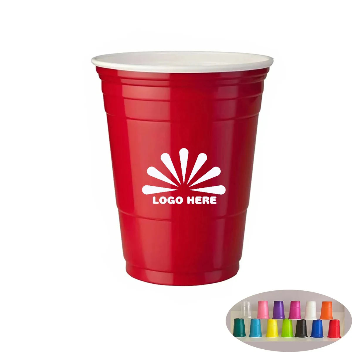 450ml Disposable Plastic Cup With Customizable Logo 1