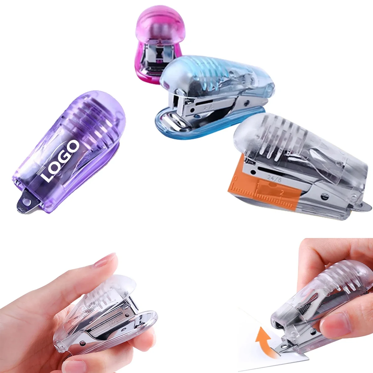 MOQ 100PCS Transparent Mini Stapler 1