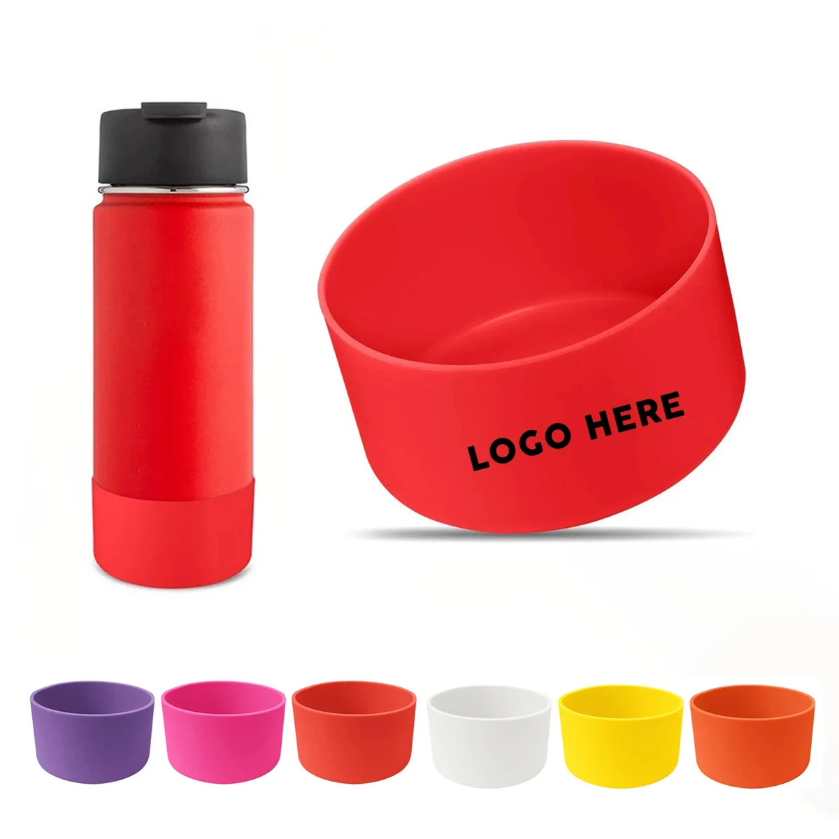 Food high thickened silicone anti-slip coaster 1