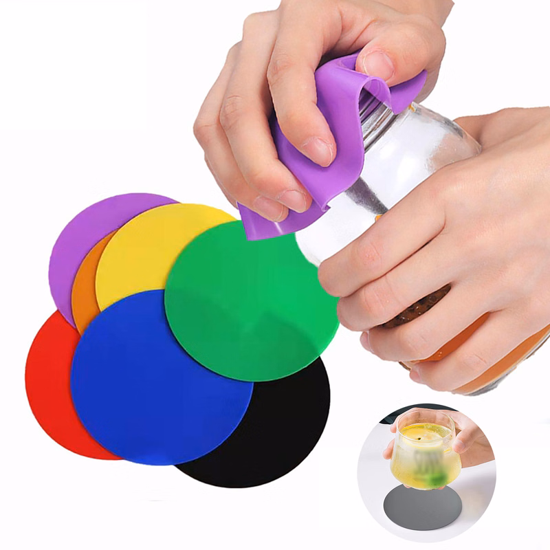 Silicone Jar Opener Gripper Coaster