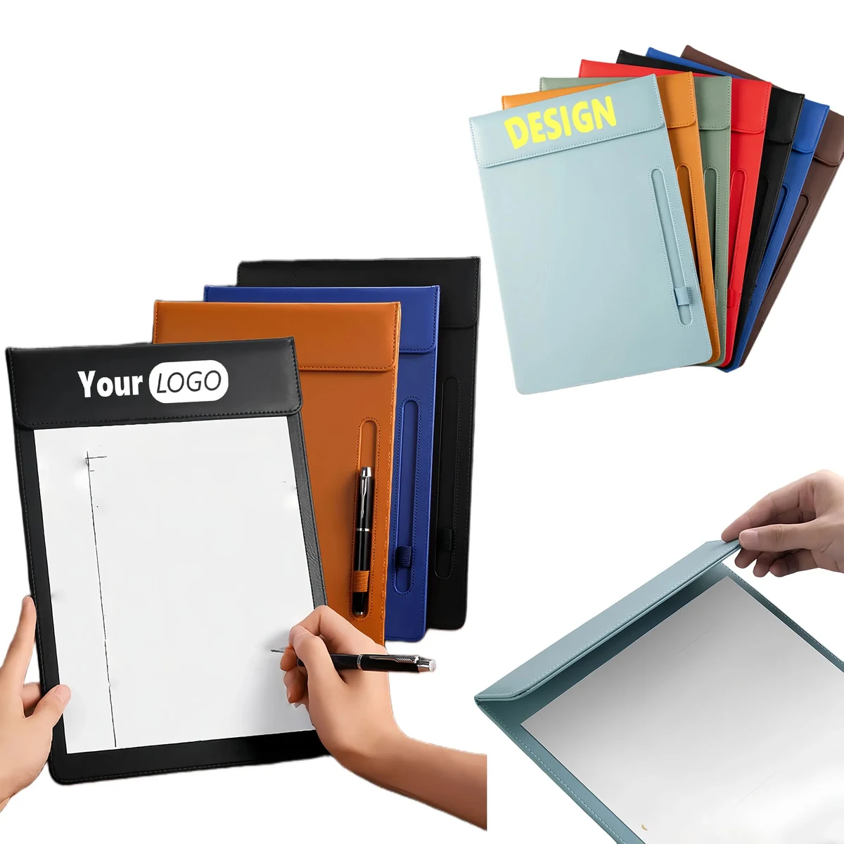 Custom Leather Conference Pad With Logo A4 Portfolio 1