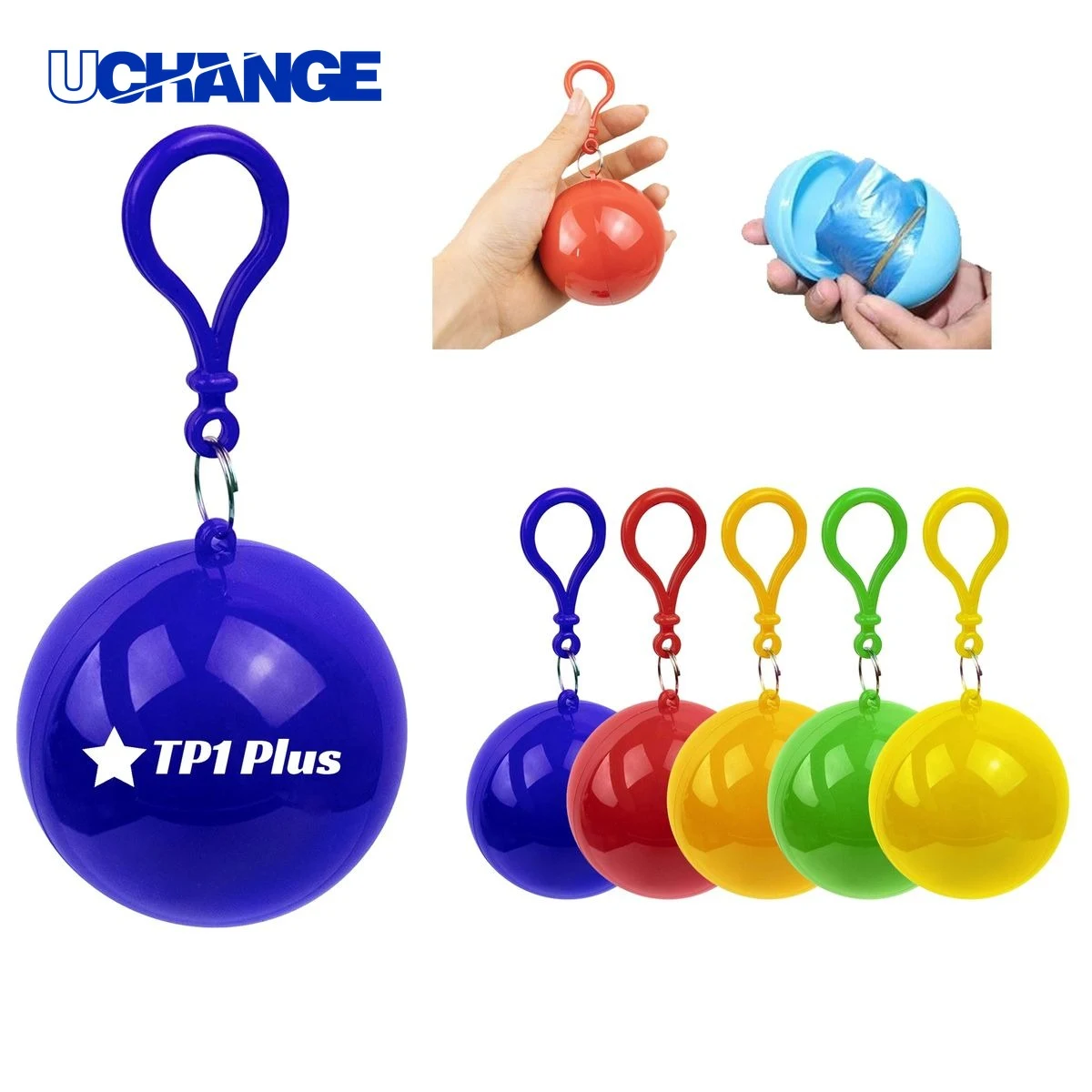 Portable Poncho Raincoat Ball for Travel 1