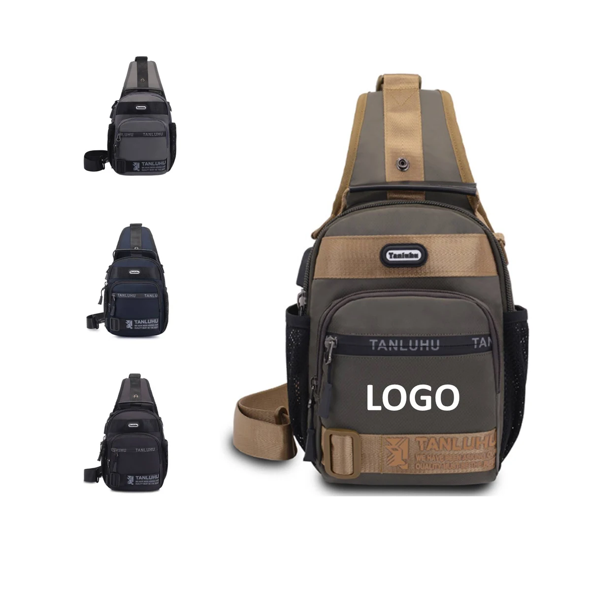 Men's Multi-Function Chest Bag Sports Backpack 1