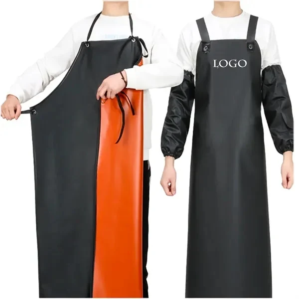 Black Plus Size Aprons for Dish washing 1