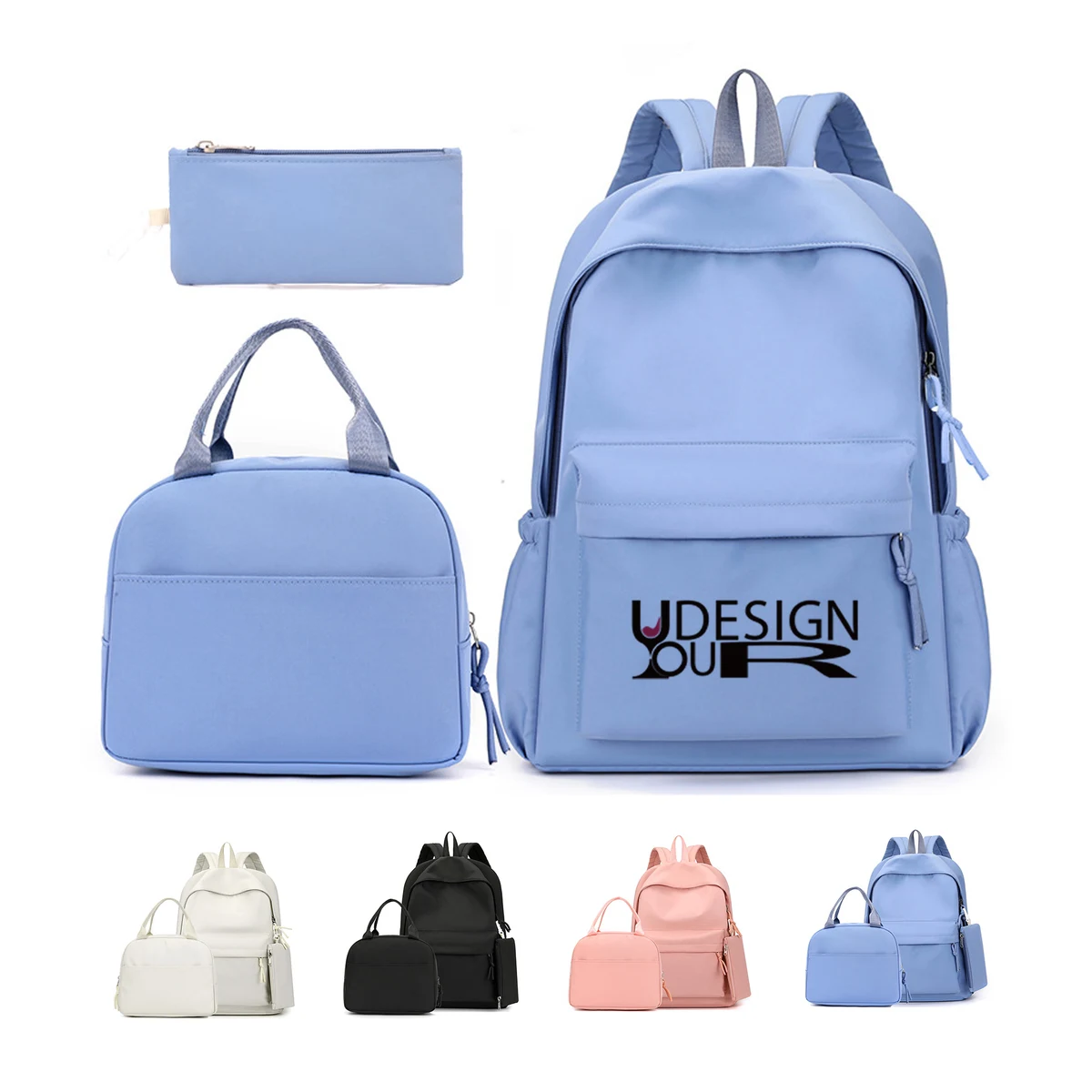 Insulated Backpack And Lunch Tote Set 1