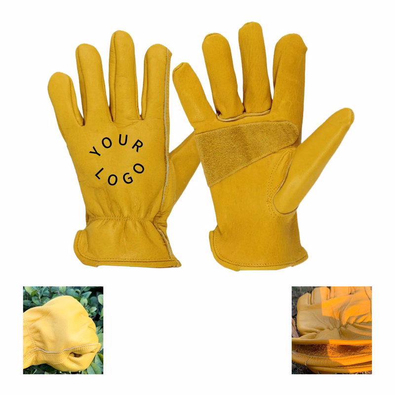 Industrial Work Gloves Made of Cowhide
