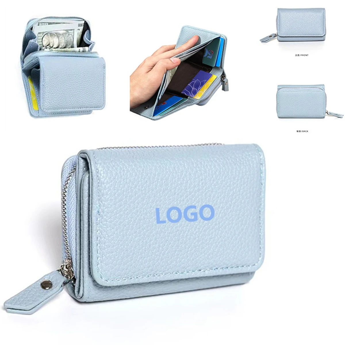 Leather Short Wallet 1