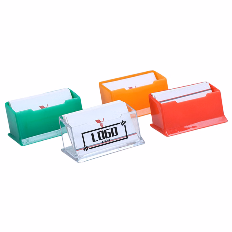 Clear Acrylic Business Card Display for Desktop Use