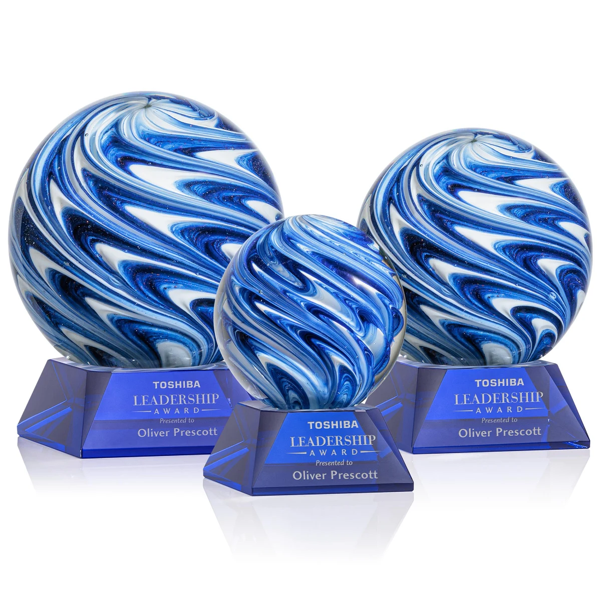 Naples Award on Sheffield Base - Blue 1